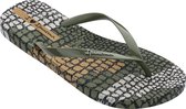 Ipanema I Love Safari Dames Slippers - Green/Beige - Maat 35/36