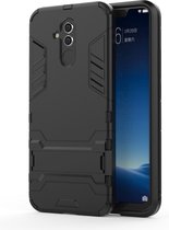 Let op type!! Schokbestendige PC + TPU Case voor Huawei mate 20 lite  met houder (zwart)