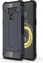 Magic Armor TPU + PC Combinatie Case voor LG V50 ThinQ 5G (Navy Blue)