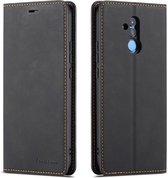 Voor Huawei Mate 20 Lite Forwenw Dream Series Oil Edge Strong Magnetism Horizontal Flip Leather Case with Holder & Card Slots & Wallet & Photo Frame (Black)