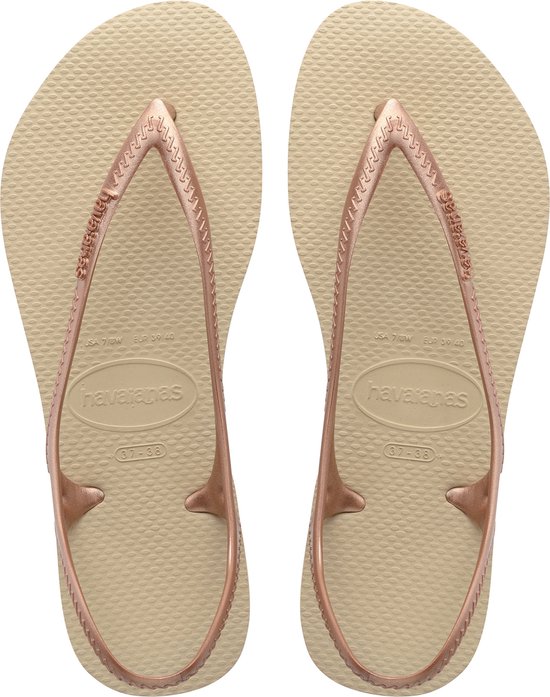 Havaianas Sunny II Dames Slippers - Sand Grey - Maat 39/40 | bol.com