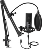 FIFINE T669 USB-microfoon kit - Streaming - Podcasting - Zwart