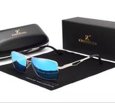 Kingseven Polaroid Sunglasses - Lunettes pilote - Homme - 2021 - Lunettes polarisées - Zwart - Blauw - Lunettes de soleil