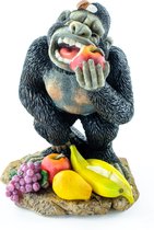 Beeld Gorilla fruit etend