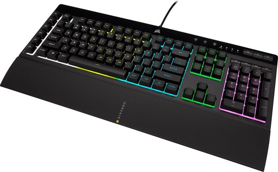 Corsair K55 RGB Pro - Gaming Toetsenbord - Membraam toetsen - Qwerty  Zwart