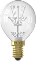 CALEX - LED Lamp - Kogellamp P45 - E14 Fitting - 1W - Warm Wit 2100K - Transparant Helder
