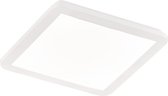 LED Plafondlamp - Iona Camy - Opbouw Vierkant 18W - Spatwaterdicht IP44 - Dimbaar - Warm Wit 3000K - Mat Wit