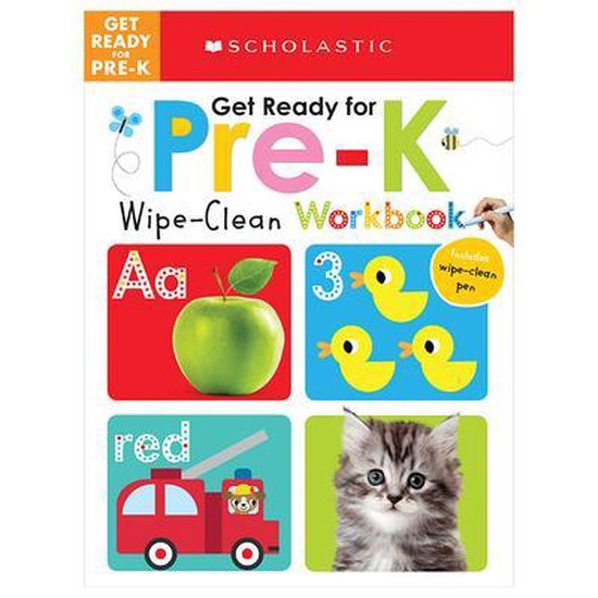 Get Ready for Pre-K Wipe-Clean Workbooks - cover