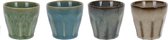 4goodz Porseleinen Espresso kopjes 9 cl - set a 4 stuks