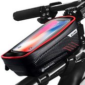 Waterdichte fietstas voor mobiele telefoon, met touchscreen, bovenbuistas, fietshouder voor mobiele telefoon