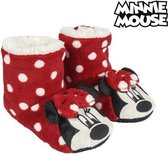 Slippers Voor in Huis Minnie Mouse Rood