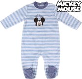 Baby Rompertje met Lange Mouwen Mickey Mouse Blauw