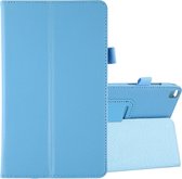 Litchi Texture horizontale flip lederen tas met houder voor Galaxy Tab A8.0 T290 (hemelsblauw)