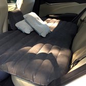 Auto Reizen Opblaasbare Matras Luchtbed Camping Universele SUV Achterbank Couch Met Bescherming Luchtkussen (Grijs)