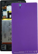 Let op type!! Aluminium Replacement Battery Back Cover for Sony Xperia Z / L36h(Purple)