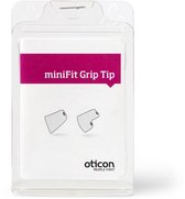 Oticon - Bernafon - GripTip Large - geen venting - 2 Stuks RECHTS - Hoortoestel tip - Dome