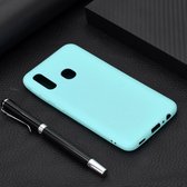 Voor Vivo Y91 Candy Color TPU Case (groen)