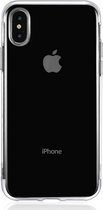 Three Sections Electroplating Side TPU beschermende achterkant van de behuizing voor iPhone XS Max (zilver)