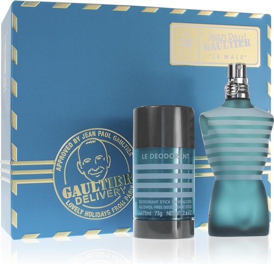 Canada broeden enkel Jean Paul Gaultier Le Male Giftset - 75 ml eau de toilette spray + 75 ml  deodorant... | bol.com