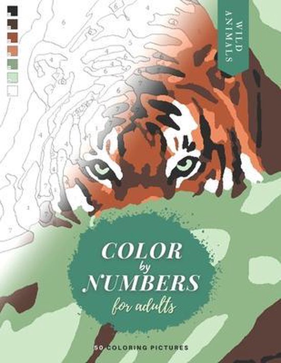 Color by Numbers for Adults - cover