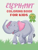 Elephant Coloring Book For kids Age 4-7