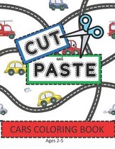 Cut and Paste Car Coloring Book Ages 2-5