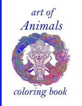 art of Animals coloring book