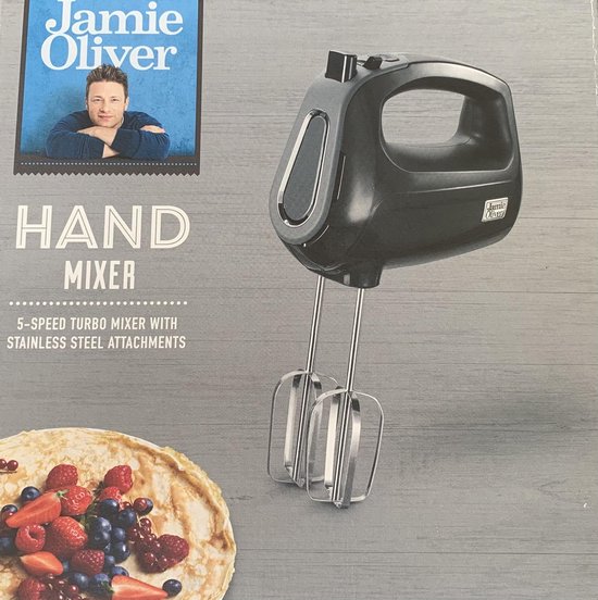 Banket verf Korst Jamie Oliver - Hand Mixer - 5 speed - zwart | bol.com