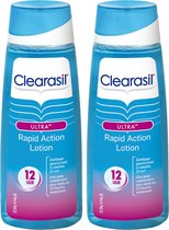 Clearasil - Ultra Rapid Action Lotion - Reinigingslotion - 2 x 200 ml