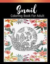 Snail Coloring Book for Adult