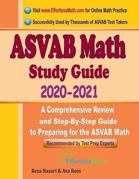 ASVAB Math Study Guide 2020 - 2021, Ava Ross | 9781646123070 | Boeken ...