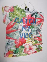 rumbl , meisje, t-shirt korte mouw , bloemen , catch my vibe 104 / 110