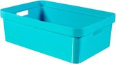 Curver Infinity Opbergbox 30 liter - L 55,4 x B 37,3 x H 17,8 cm - Kunststof - blauw