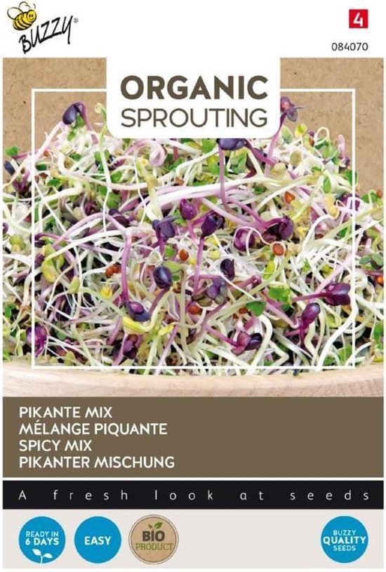 Buzzy® Organic Sprouting Salademengsel pikant (BIO)