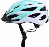 Casque vélo ProX adultes - Menthe - Medium 55/58cm - vert blanc