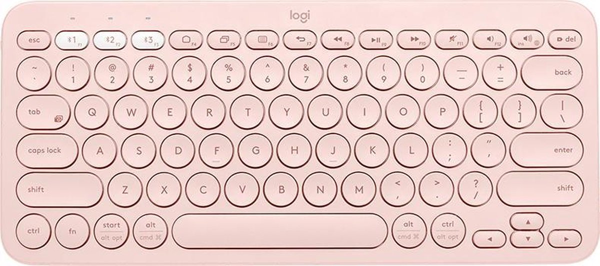 Logitech K380 - Draadloos Bluetooth Toetsenbord - Qwerty - Roze - Logitech