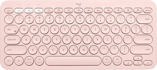 Logitech K380 – Draadloos Bluetooth Toetsenbord – QWERTY – Roze