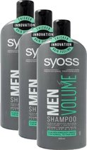 Syoss Shampoo - Men Volume – 3 x 500 ml