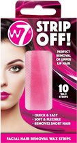 W7 Strip off! - facial hair removal wax strips