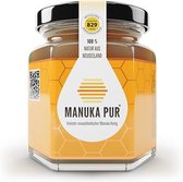 MGO829+ genuine, certified + active Manuka Honey in 500g glass jar from New Zealand MANUKA PUR