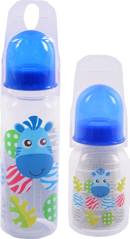 Idool Circus paus 2 x baby drinkfles 250 ml en 125 ML - voedingsflessen babies - babyfles -  Babyfles -... | bol.com