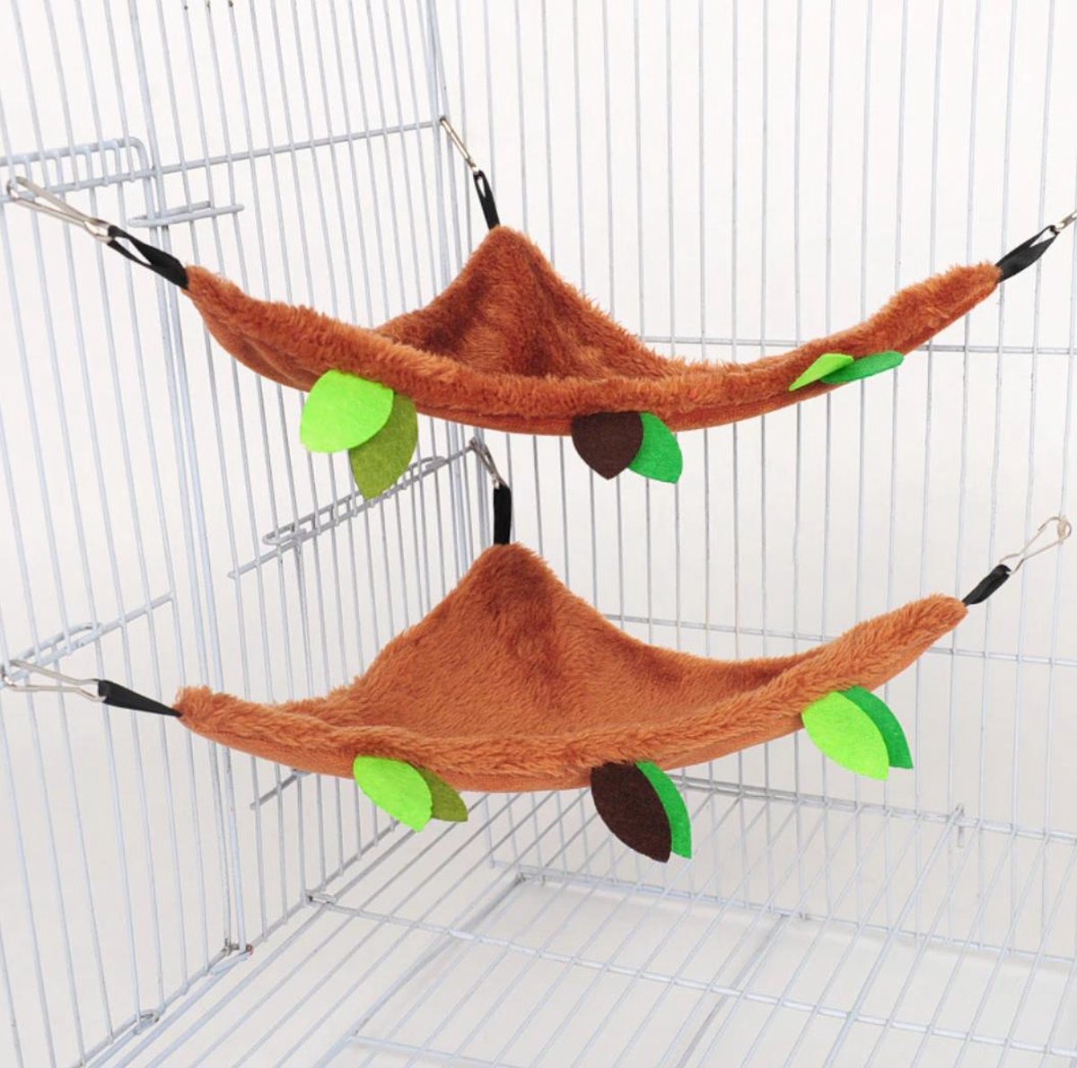 Hiden - Hamster Hangmat - Hangmat – Dierenaccessoires - Bruin