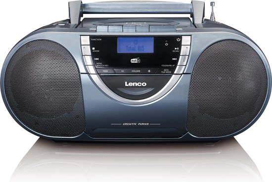 Lenco SCD-6800GY - Draagbare radio cd speler met DAB en mp3 - Grijs