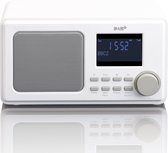 Bol.com Lenco DAR-010WH - DAB radio AUX-ingang en alarm functie - Wit aanbieding