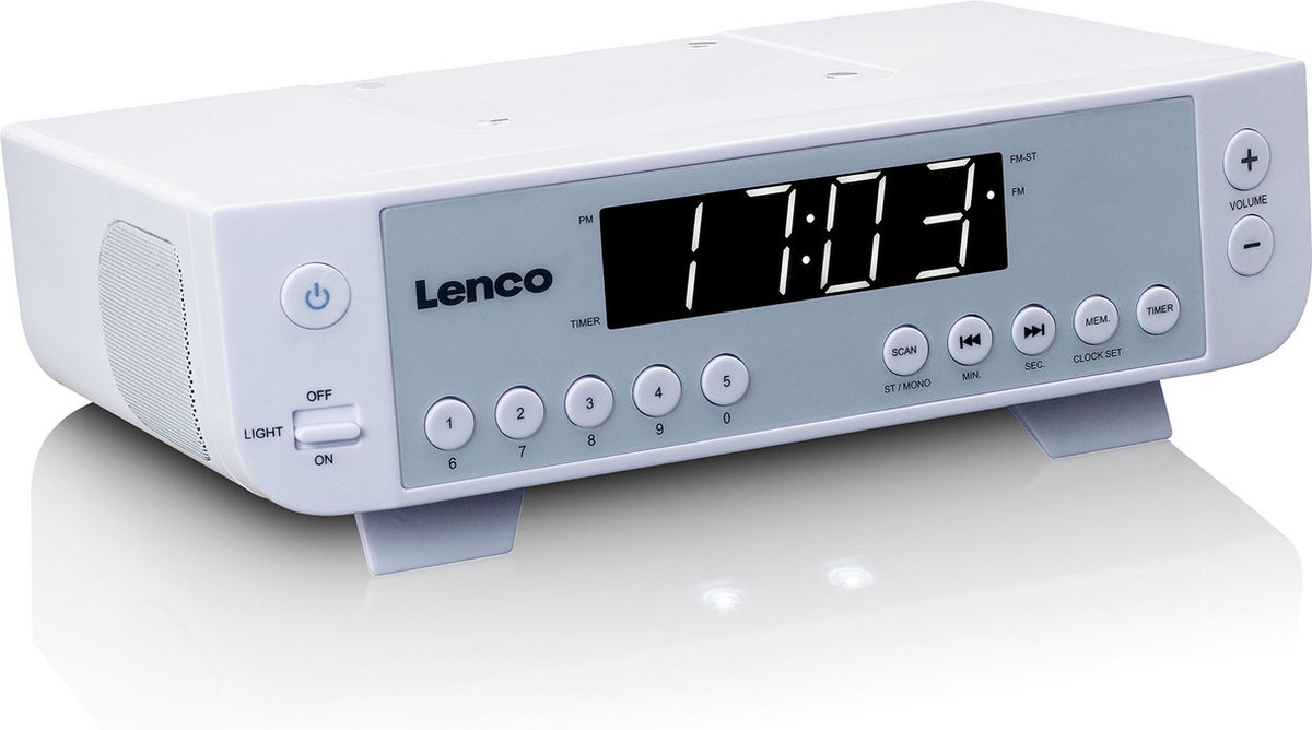 Lenco Lenco KCR-11 Portable Analogique Blanc 