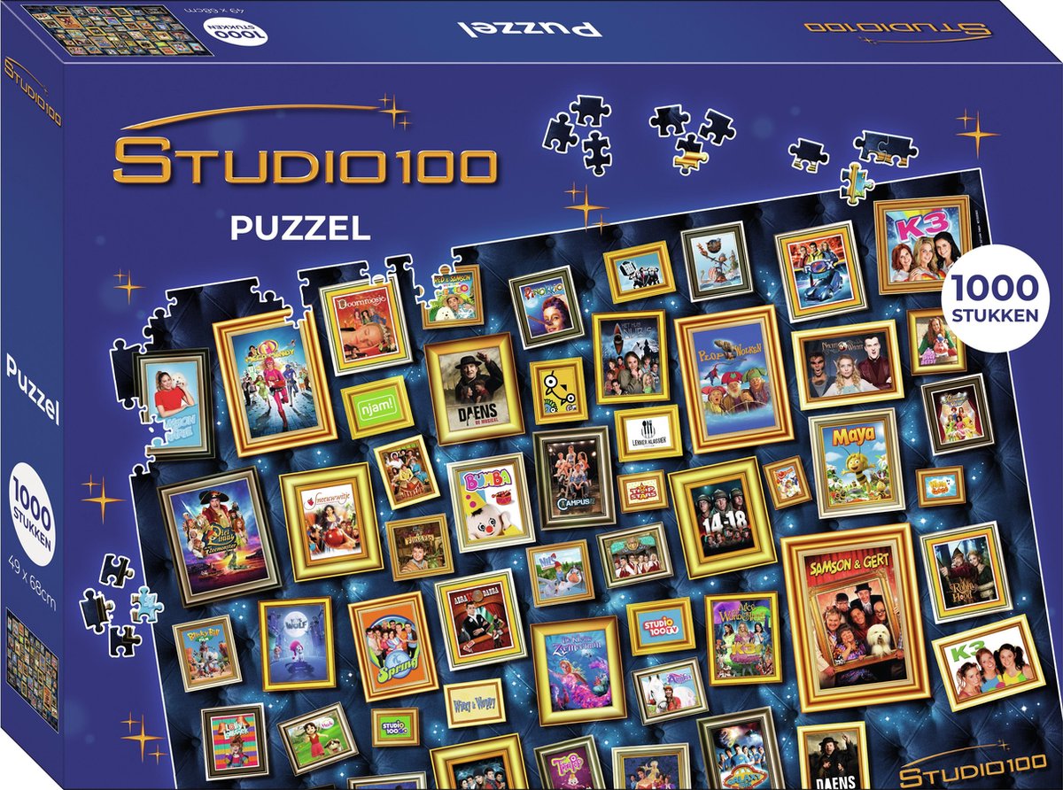 Studio 100 - puzzle - puzzle 25 ans anniversaire - 1000 pièces | bol.com