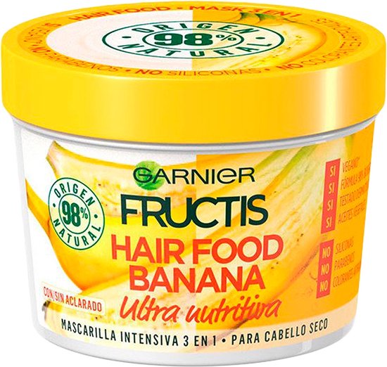 maandag voor Grijpen Voedend Haarmasker Ultra Hair Food Banana Fructis (390 ml) | bol.com
