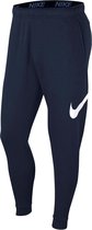 Nike - Dri-FIT Tapered Training Pants - Blauwe Joggingbroek - L - Blauw