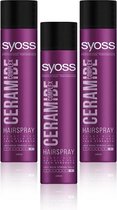 Syoss Haarspray / Haarlak – Ceramide Complex- Voordeelverpakking 3 x 400 ml