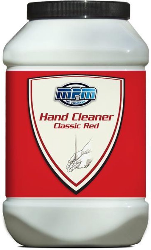 Witte fles handzeep Classic Red 4,5 kg van MPM Oil Company.